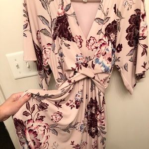Jessica Simpson Floral MATERNITY dress medium